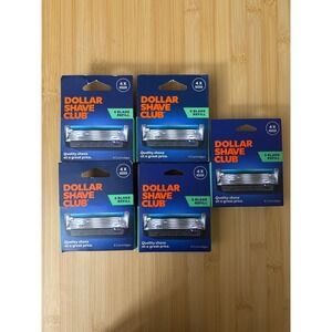 Dollar Shave Club 6 Blade Refill 4ct Cartridges Lot of 5 Boxes Total 20 Blades